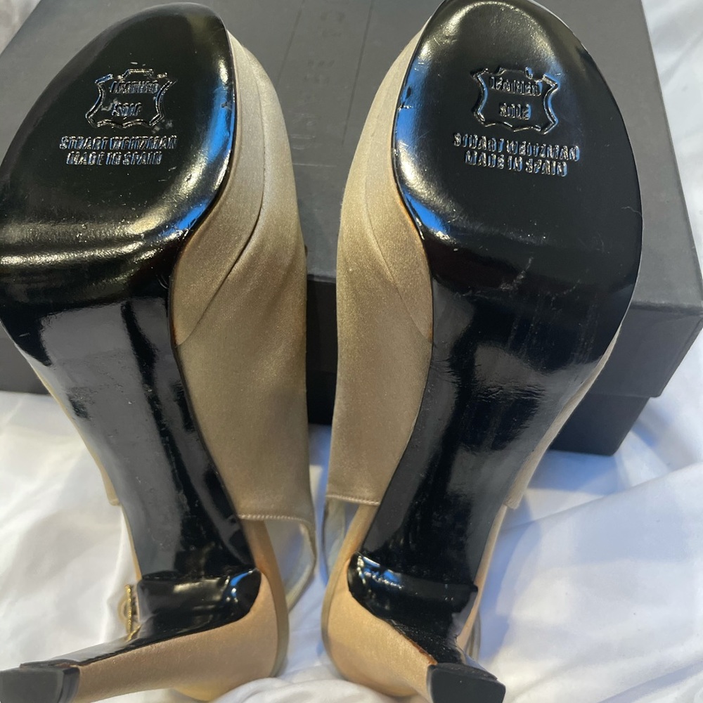 Gorgeous Stuart Weitzman Crystal Platform Pumps - image 6